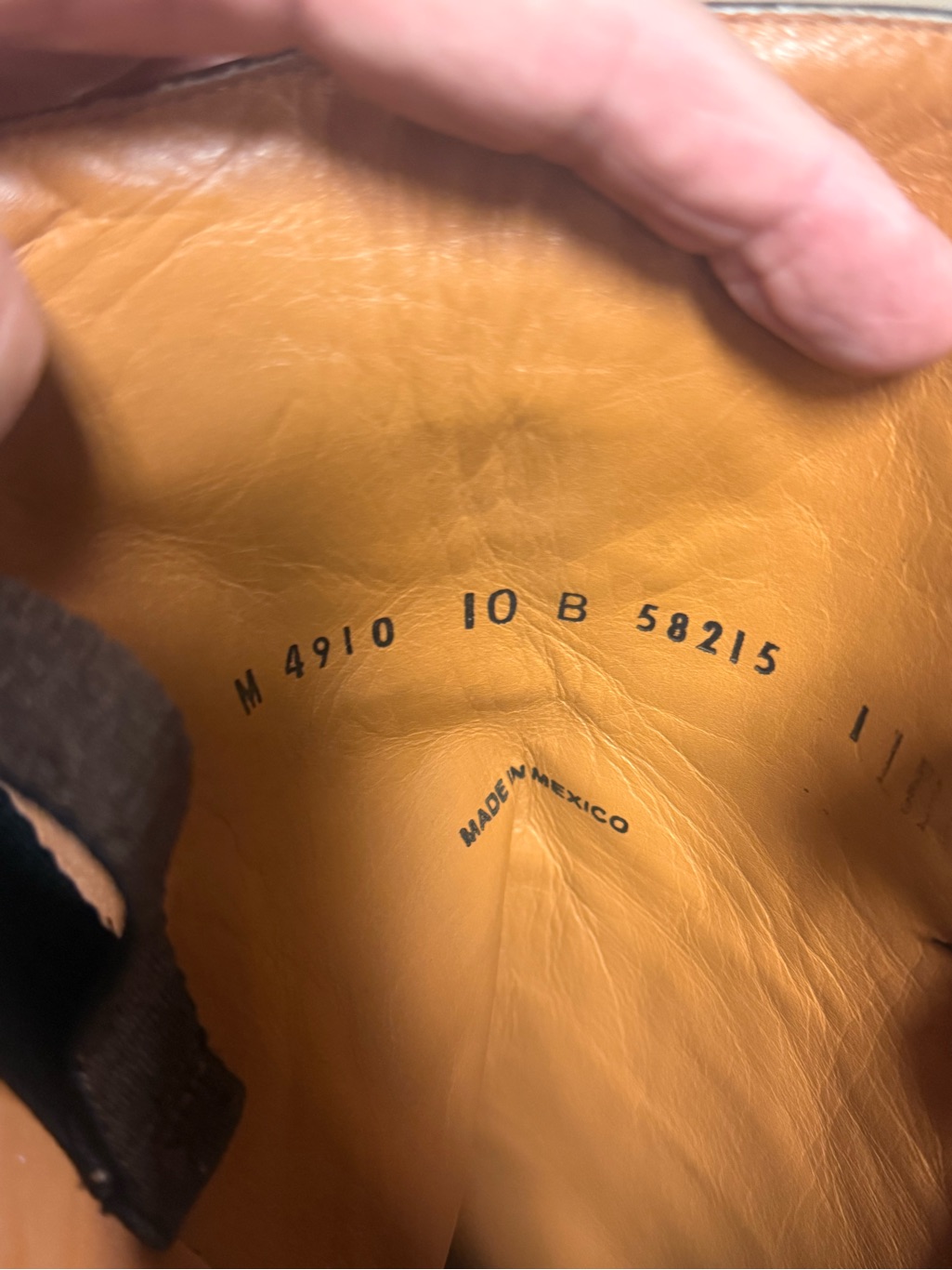 Lucchese Brown Leather Tall Cowboy Boots — image 4 of 6